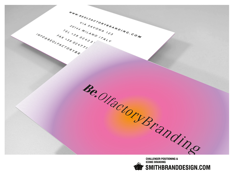 SmithBrandDesign.com Be Olfactory Branding Business Card