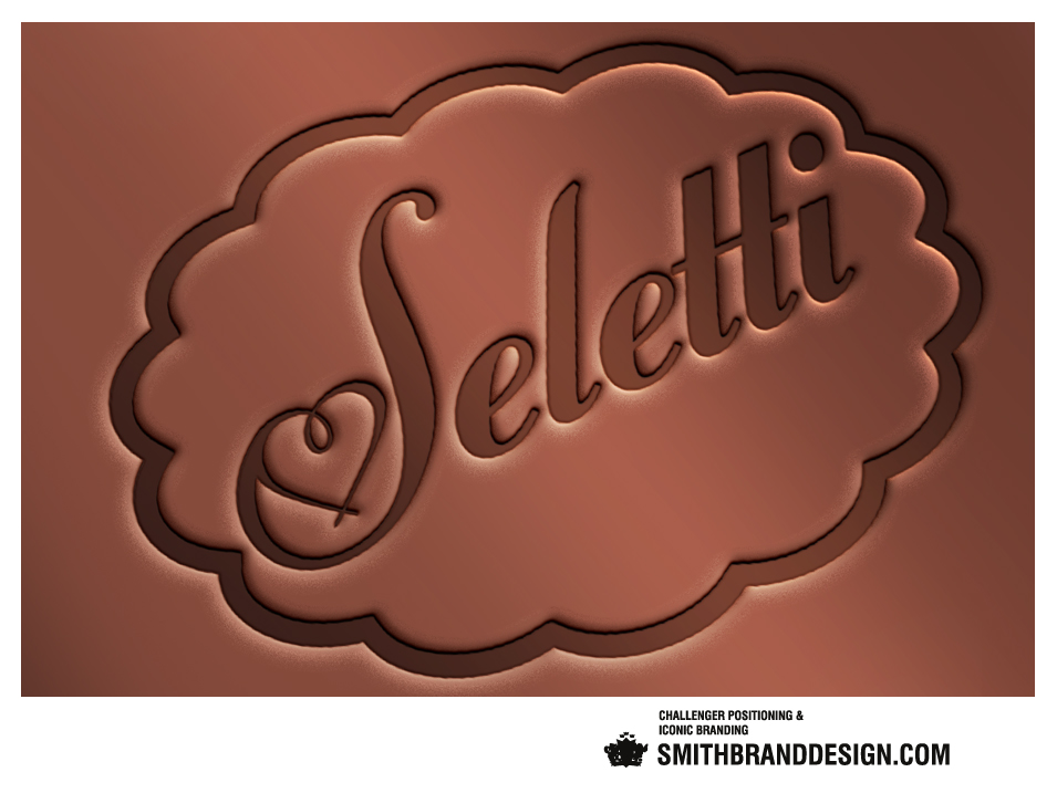 SmithBrandDesign.com Seletti Brand Mark Chocolate